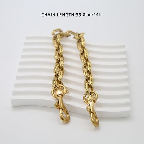 سلسلة سحر حقيبة ذهبية عتيقة - سلسلة محفظة ومحفظة متعددة الوظائف - هدية عيد الميلاد الأنيقة لمحبي حقائب اليد - ملحق متين للجينز والمحافظ وحقائب الظهر in Kuwait