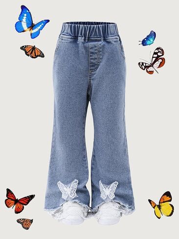 Girls Clothes Girl Pants Casual Jeans in Saudi Arabia