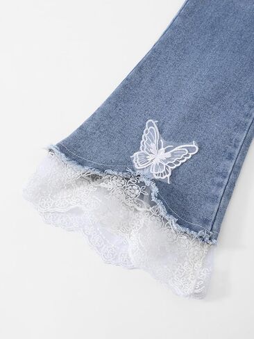 Girls Clothes Girl Pants Casual Jeans in Saudi Arabia