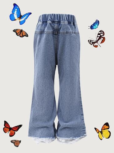 Girls Clothes Girl Pants Casual Jeans in Saudi Arabia