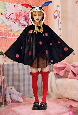 Micotaku Official Licensed Puella Magi Madoka Magica Reversible Double-Sided Charlotte Dessert Witch Hooded Cloak in Saudi Arabia