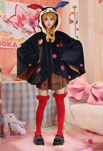 Micotaku Official Licensed Puella Magi Madoka Magica Reversible Double-Sided Charlotte Dessert Witch Hooded Cloak in Saudi Arabia