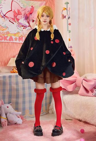 Micotaku Official Licensed Puella Magi Madoka Magica Reversible Double-Sided Charlotte Dessert Witch Hooded Cloak in Saudi Arabia