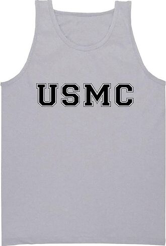 USMC Athletic United States Marines Tank Top in Gray in Saudi Arabia