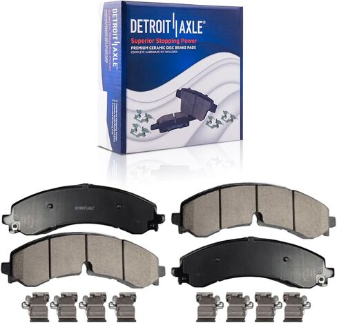 Detroit Axle - Rear Brake Shoes for Ford Ranger Mazda B2300 B2500 B3000 B4000, Premium Semi-Metallic Brake Shoes Replacement in Saudi Arabia