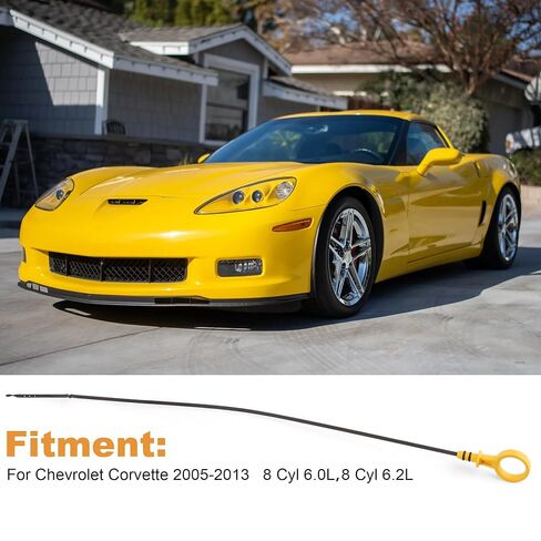مقياس مؤشر مستوى زيت المحرك 12570788 متوافق مع شيفروليه كورفيت 2005-2013 8 Cyl 6.0L، 8 Cyl 6.2L in Kuwait