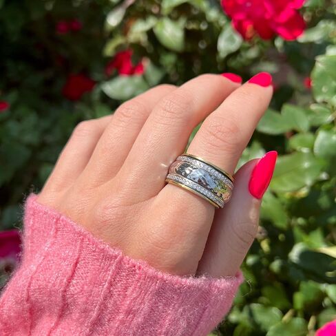 Bella Spinner Ring in Saudi Arabia