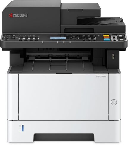 طابعة ليزر KYOCERA ECOSYS MA4000wfx أحادية اللون لاسلكية الكل في واحد (طباعة/نسخ/مسح ضوئي/فاكس)، تصل إلى 42 صفحة في الدقيقة، معالج مستندات مسح ضوئي مزدوج وأدوات مساعدة مجانية للسحابة والمحمول in Kuwait