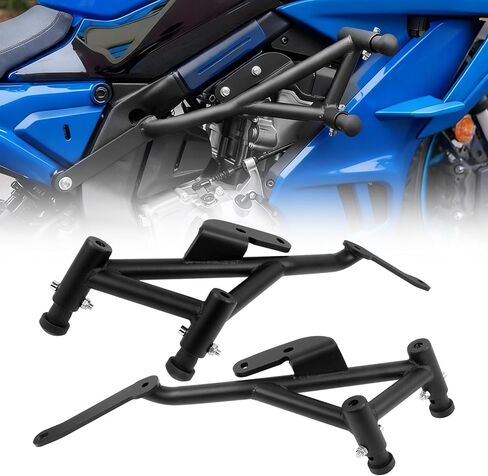 Highway Crash Bars Engine Guard Compatible with CFMOTO 675SR 675SR-R 675SS 675NK 2024 2025, Motorcycle Protection from Drops Accessories in Saudi Arabia