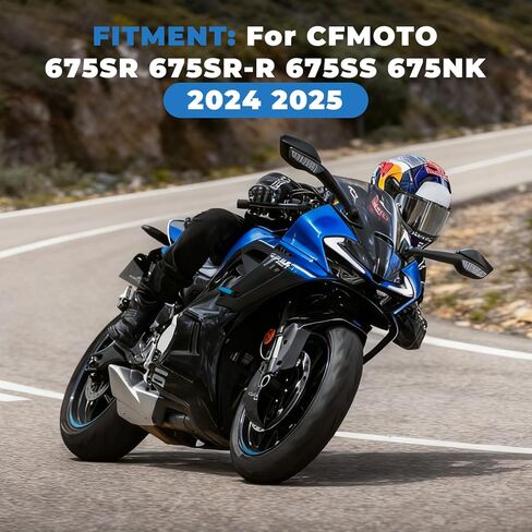 Highway Crash Bars Engine Guard Compatible with CFMOTO 675SR 675SR-R 675SS 675NK 2024 2025, Motorcycle Protection from Drops Accessories in Saudi Arabia