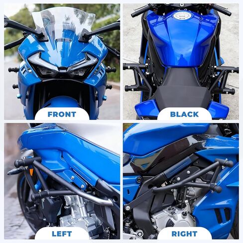 Highway Crash Bars Engine Guard Compatible with CFMOTO 675SR 675SR-R 675SS 675NK 2024 2025, Motorcycle Protection from Drops Accessories in Saudi Arabia