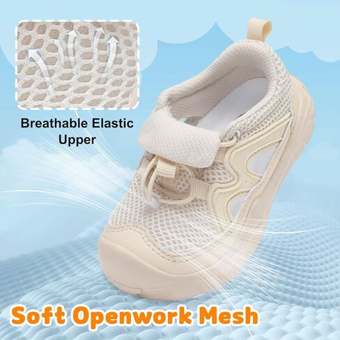 BARERUN Barefoot Toddler Sandals Wide Toe Box Boys Girls Aqua Water Shoes Kids Lightweight Breathable Quick-Dry Non-slip Summer Beach Swim Outdoor Walking Shoes in Kuwait