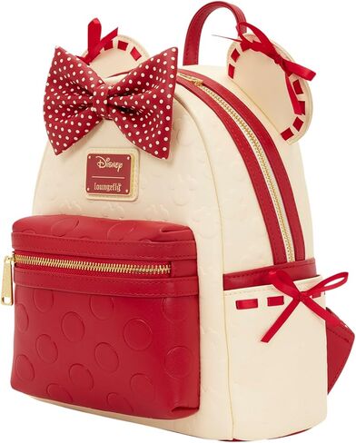 حقيبة ظهر صغيرة من Loungefly Minnie Mouse Rock the Dots Coquette in Saudi Arabia