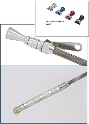 Lokar 1220184 Anchor-Tight Brite Locking Flexible Engine Dipstick Dart Chevy Small Block in Saudi Arabia