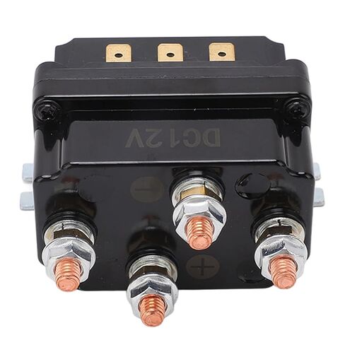 250A Waterproof Winch Relay, Heavy Duty ABS Brass Electric Solenoid, 12V DC Compatible, Integrated Design for Off Road Vehicle in Saudi Arabia