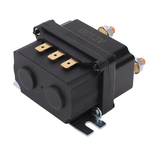 250A Waterproof Winch Relay, Heavy Duty ABS Brass Electric Solenoid, 12V DC Compatible, Integrated Design for Off Road Vehicle in Saudi Arabia