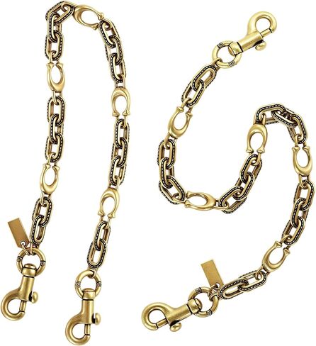 Gold Bag Chain Charm for Handbag, Wallet Chain Charm, Retro Chain Bag Charm Chains Extender in Kuwait