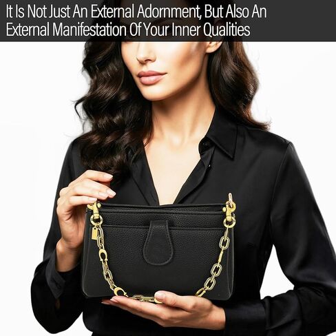 Gold Bag Chain Charm for Handbag, Wallet Chain Charm, Retro Chain Bag Charm Chains Extender in Kuwait