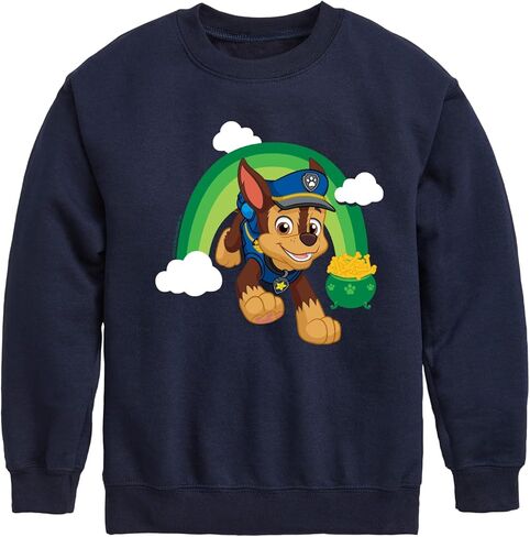 HYBRID APPAREL - Paw Patrol - St. Patrick's Day - Chase the Rainbow - Toddler And Youth Crewneck Fleece Sweatshirt in Saudi Arabia