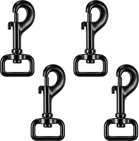 Strapworks Black Metal Bolt Snaps – For Dog Leashes, Bag Straps, Crafts, 1 Inch, 1.5 Inch Or 2 Inch, 4 Pack in Kuwait