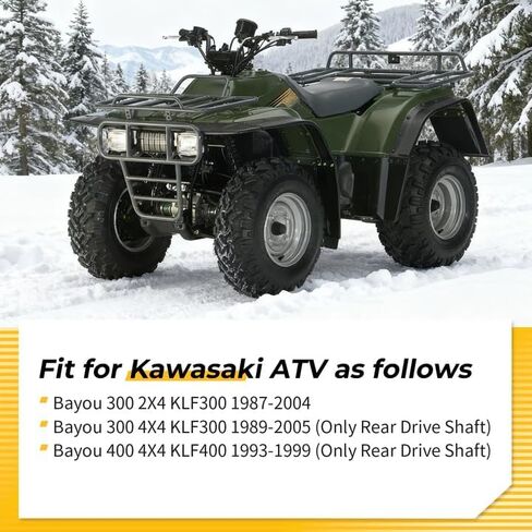 M MATI Drive Shaft Boot w/Clamp for Kawasaki Bayou 300 KLF300 Bayou 400 KLF400 1987-2005 49006-1237 in Saudi Arabia