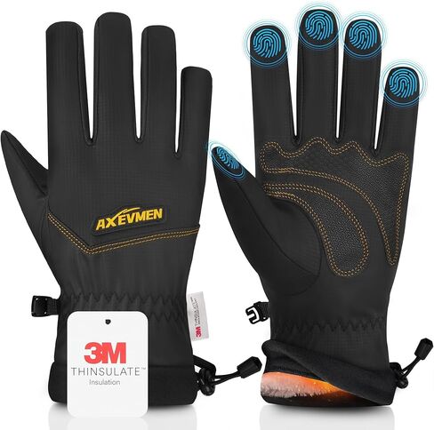 قفازات شتوية مقاومة للماء قفازات دافئة للثلج للنساء ، والطقس البارد المقاوم للرياح دافئة لقيادة المشي لمسافات طويلة ركوب الدراجات in Kuwait