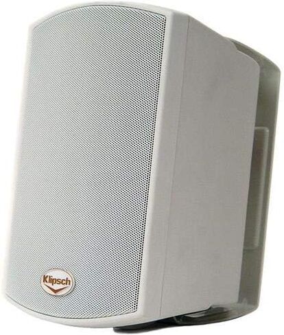 Klipsch AW-400 Indoor/Outdoor Speaker - White & CDT-5650-C II in-Ceiling Speaker - White in Saudi Arabia
