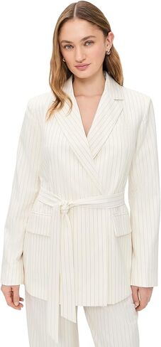 Good American Women's Essential Suiting Belted Blazer in Saudi Arabia