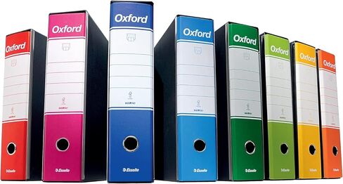 حزمة من 6 مسجلات العمود الفقري OXFORD G85 Color MIX 8 سم ESSELTE in Saudi Arabia