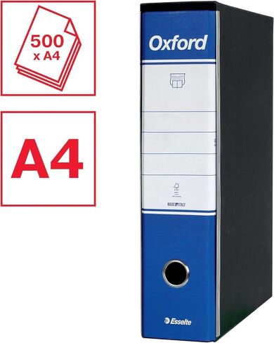 حزمة من 6 مسجلات العمود الفقري OXFORD G85 Color MIX 8 سم ESSELTE in Saudi Arabia