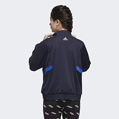 سترة رياضية للنساء من adidas x Zoe Saldana Collection، أزرق، مقاس L in Kuwait