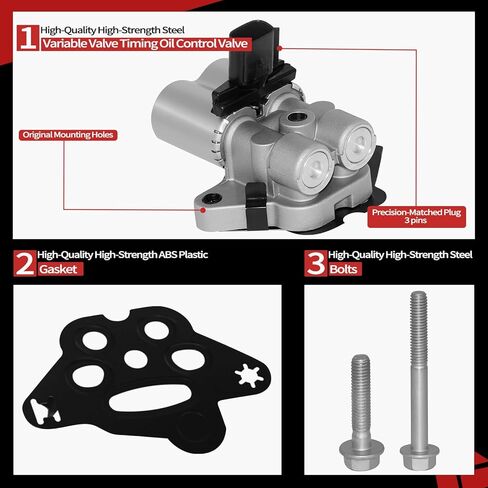 19419980 Engine Rocker Arm Oil Control Valve VVT Solenoid For Chevrolet Chevy Malibu Impala 2014-2015 2.5L L4 Replace 918-806 12633613 in Saudi Arabia