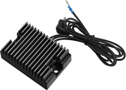 SLMOTO Motorcycle Voltage Regulator Rectifier Fit For Harley Big Twin EVO 1981-1988 Black in Saudi Arabia