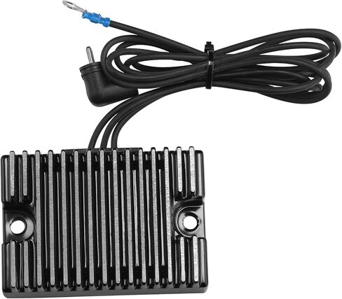 SLMOTO Motorcycle Voltage Regulator Rectifier Fit For Harley Big Twin EVO 1981-1988 Black in Saudi Arabia