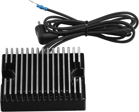 SLMOTO Motorcycle Voltage Regulator Rectifier Fit For Harley Big Twin EVO 1981-1988 Black in Saudi Arabia