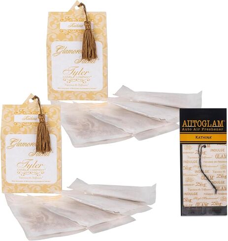 Elanze Designs Tyler Candle KATHINA - كيس غسيل معطر وحزمة معطر هواء للسيارة in Kuwait