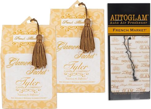 Elanze Designs Tyler Candle KATHINA - كيس غسيل معطر وحزمة معطر هواء للسيارة in Kuwait