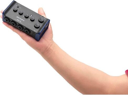 واجهة صوت USB Zoom AMS-44، 4 مدخلات، 4 مخارج، استرجاع، مراقبة مباشرة، تعمل بالحافلة، للتسجيل والبث على أجهزة الكمبيوتر الشخصية، وMac، وiOS، وAndroid in Saudi Arabia