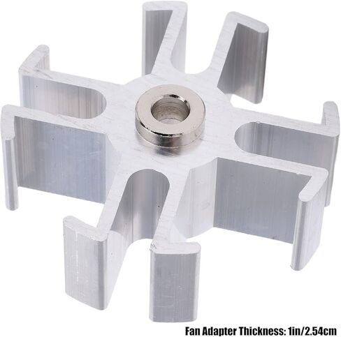 Qqmora 1in Aluminum Radiator Fan Spacer Kit 1210 Replacement for CHEVY SBC BBC Short Long High Hardness Wear High Temperature Direct Replacement Complete Kit with Bolts in Saudi Arabia