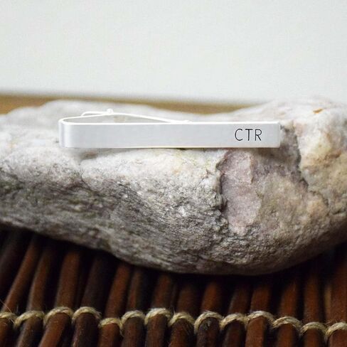 Engraved CTR Silver Tieclip by Ringmasters in Saudi Arabia