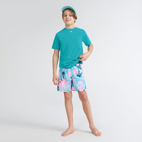 Hurley Boys UPF 50+ Rash Guard Swim Shirt in Saudi Arabia