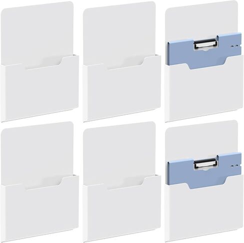 DALTACK Magnetic File Holder, File Folder Desk Organizer for Wall, Powerful Magnetic Clipboard for Mail, Paper, Book, Magazine, Letter, Desk Organizers and Accessories for Office Supplies, 2 Pack in Saudi Arabia