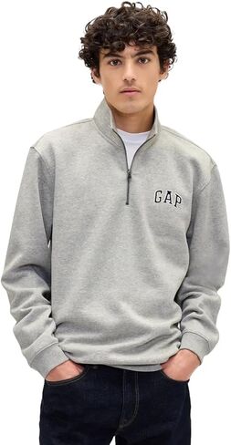 GAP mens Heritage Quarter Zip Mockneck Fleece in Saudi Arabia