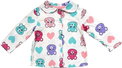 Care Bears Pjs for Girls, Pajamas for Girls, Soft & Stretchy, Cheer, Grumpy, Love-A-Lot Bear & Wish, Toddler & Kids in Saudi Arabia