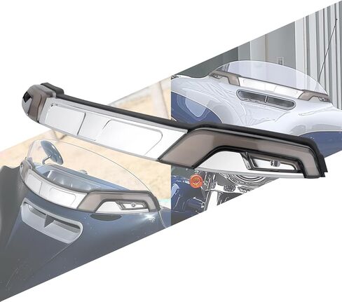 ضوء LED للزجاج الأمامي يعمل بإشارة الانعطاف متوافقة مع Harley Touring Electra Glide Street Glide Ultra Limited Tri Glide 2014–2025 (كروم) in Saudi Arabia