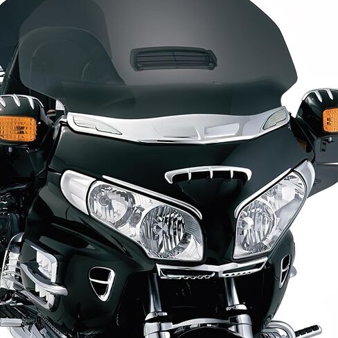 TCT-MOTORPARTS ضوء زخرفة الزجاج الأمامي يناسب هوندا الذهب الجناح GL1800 2001-2017 F6B 2013-2017 in Kuwait
