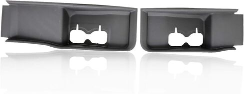 GXARTS Black 2Pcs Left & Right Front Plastic Tow Hook Bezel LC3Z8311E, LC3Z8310G Compatible with Ford F-250 F-350 Super Duty 2020-2022 in Saudi Arabia