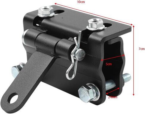 Cnthan7 1 قطعة مزلقة مقطورة سحب هوك الثلج الوفير عقبة سحب الوفير عقبات الصلب للتزلج دو in Kuwait