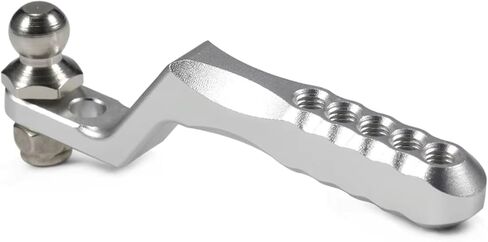 RC Crawlers Models For TRX4 For SCX10 II For Defender TF2 For RGT For Rock 1/10 Crawler Car Rear Bumper CNC Aluminum Alloy RC Tow Hitch Scale Trailer Hook(Gray) in Saudi Arabia
