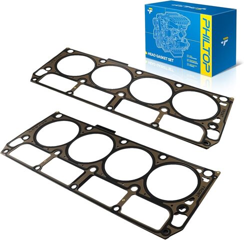 مجموعة حشية الرأس PHILTOP 26190PT، متوافقة مع 1999-2013 Silverado 1500 Sierra 1500، 2000-2013 Tahoe، 2001-2014 Suburban 1500، 2001-2013 Yukon، 6.0L، مجموعات حشية رأس الأسطوانة مع مسامير in Kuwait